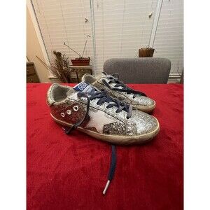 Golden Goose Superstar Silver Glitter Dupes EU 36 | Size 6